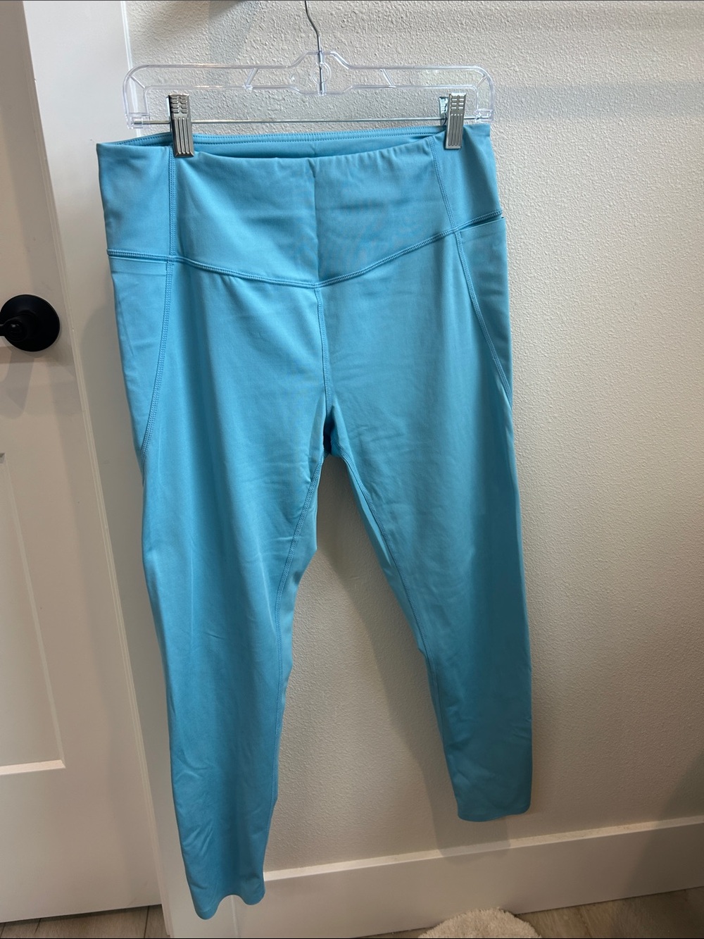 Zella Aqua Blue High-Rise Performance Leggings WORN ONCE